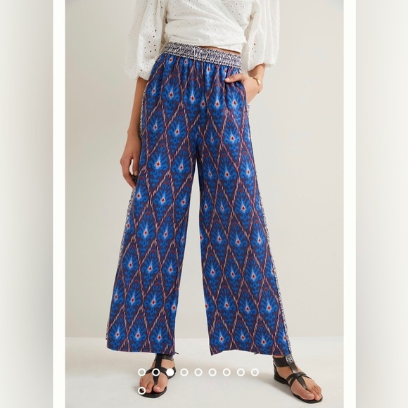 Anthropologie Vale Wide-Leg Flowy Pants Size XS - Picture 1 of 13